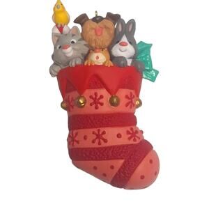 2021 Stocking Stuffers Dog Cat Bird Hallmark Ornament Special Edition Repaint